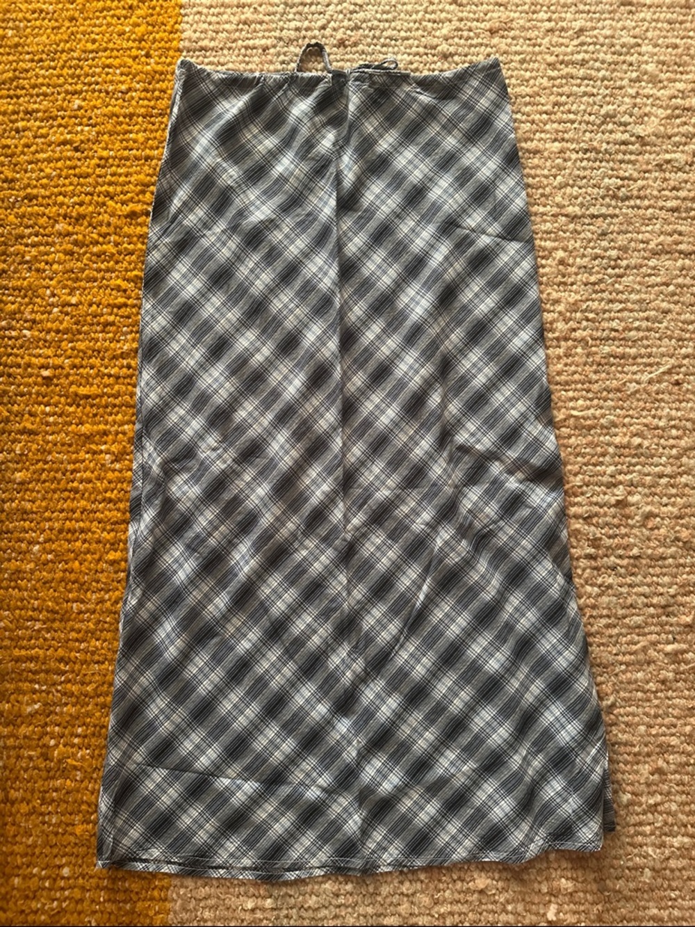 Thrills Plaid Maxi Skirt